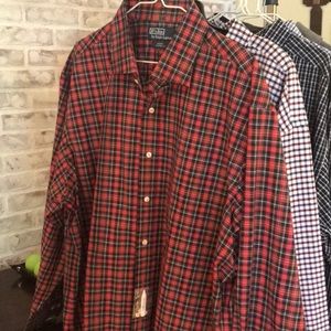 NWT Ralph Lauren plaid men’s shirt
